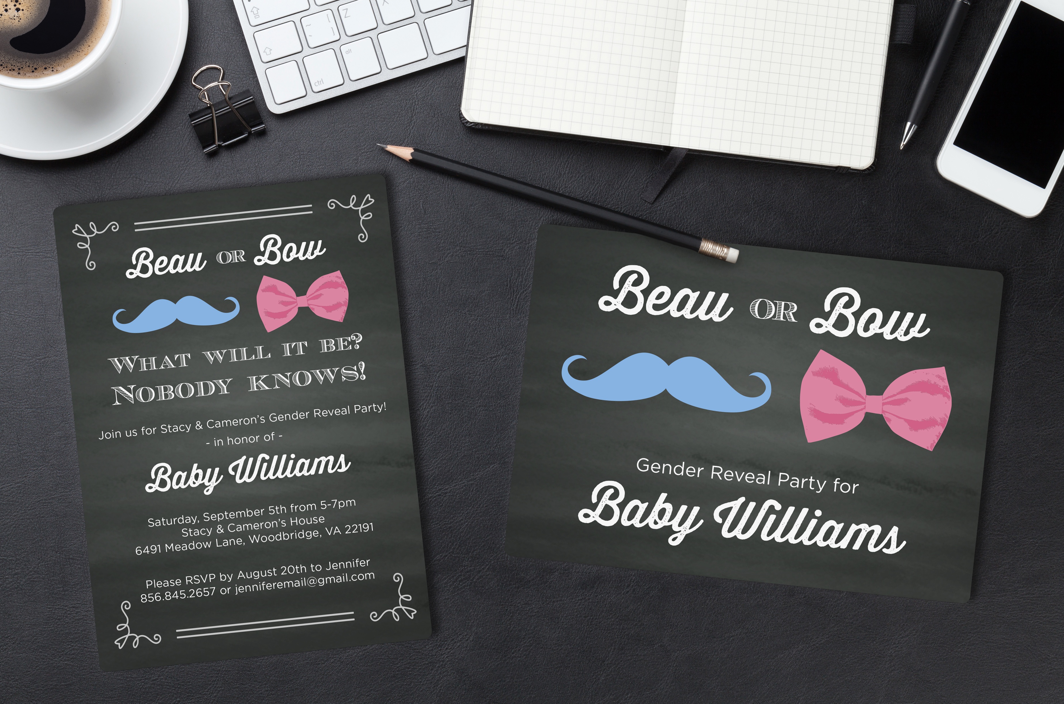 7 Creative Gender Reveal and Baby Shower Invitations