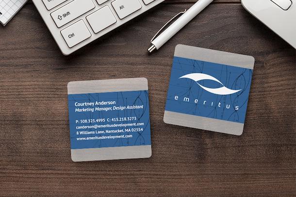 Examples of a Custom Frosted Business Card