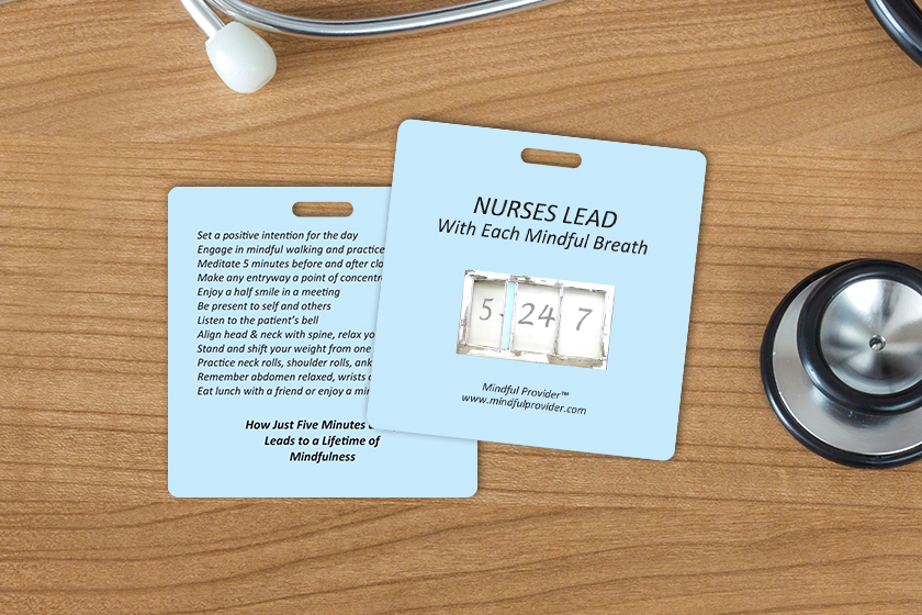 Business Card Key Tags for Nurses