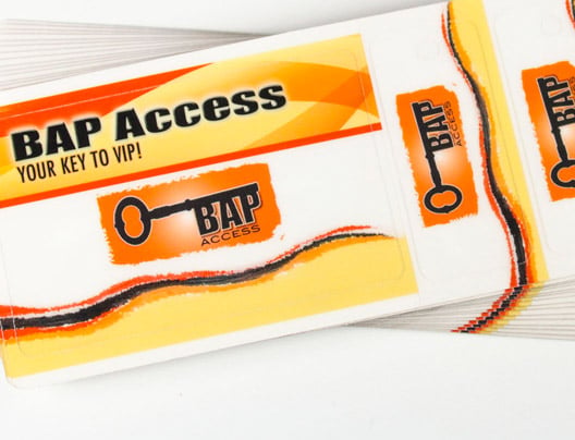 Example of Bar Access Card by Plastic Printers, Inc.