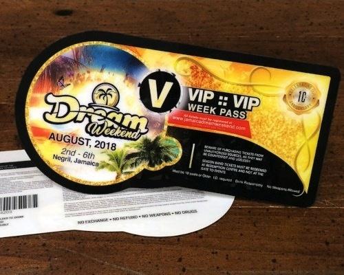 Custom Shape VIP Pass for Dream Weekend