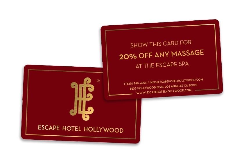 Hotel Discount Cards for Escape Hotel Hollywood