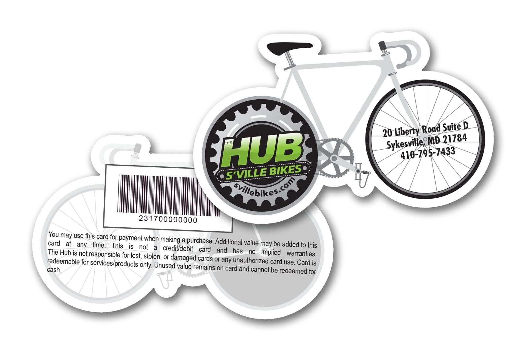 Gift-Card-Barcode-Bike-Shape-SV-Bikes-KT8863-J080821