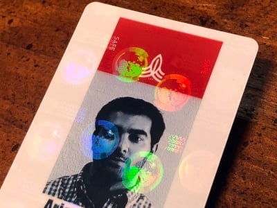 Employee ID with Photo Identification and Custom Holograms