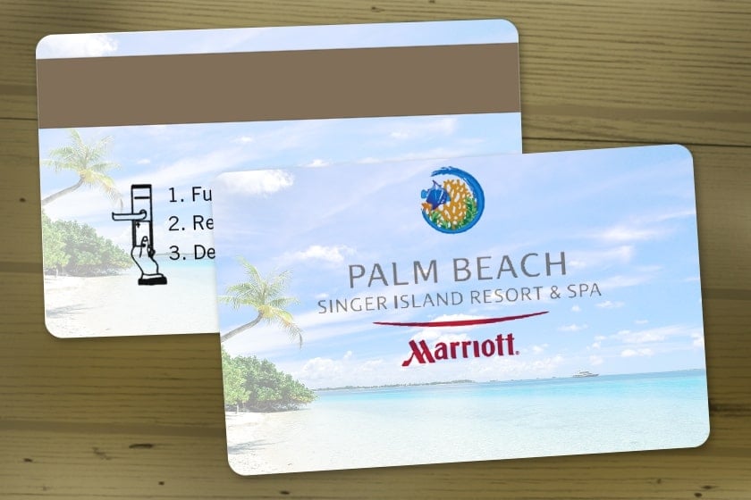 Hotel Room Key for the Marriott with a Magnetic Stripe