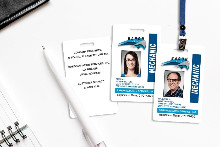 Custom Printed ID Badges with Access Control