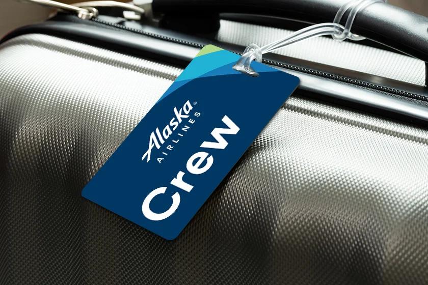 Personalized Airline Luggage Tag for Pilot and Crew