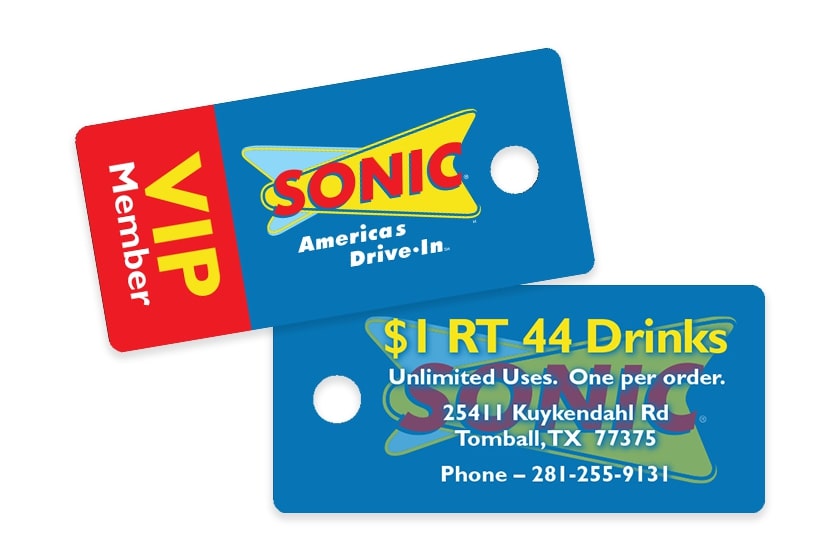 Promo Key Tags for Sonic