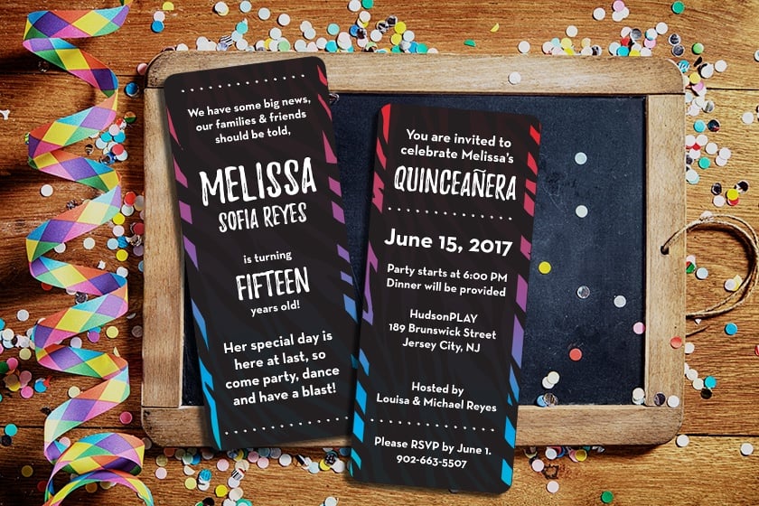 8 Unique Quinceañera Invitations