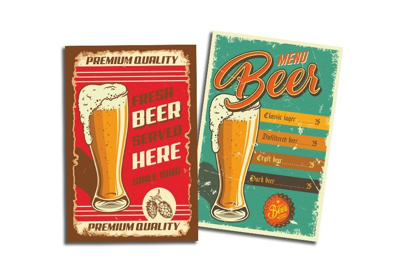 Brewery table tents