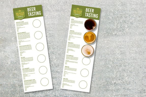 Brewery Tasting Menu