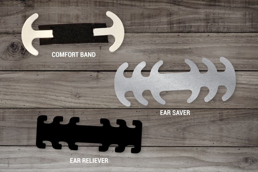 Ear guards come in multiple styles